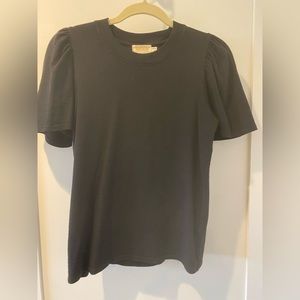 Nation, flutter sleeve, black